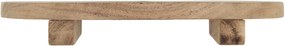 Okrúhla drevená doska ACACIA WOOD na nožičkách 30 cm