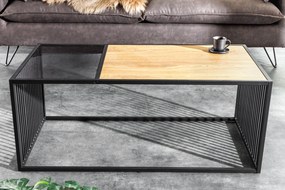 Konferenčný stolík Architecture 100cm vzhľad divokého dubu