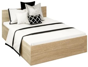 Manželská posteľ 140 cm Discutibles (dub sonoma) (s roštom) (s úl. priestorom). Vlastná spoľahlivá doprava až k Vám domov. 1116308