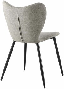 Jedálenská stolička Maika látka - sivá