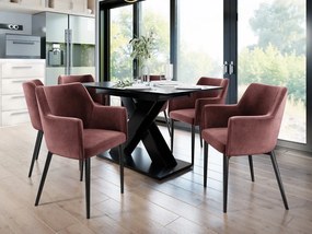 Stolička Ralido, Dostupné poťahy: Magic Velvet 2209, Farby nožičiek: čierna
