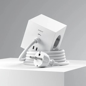 AVOLT Magnetická dobíjacia kocka Square 1 / USB-C Opal White