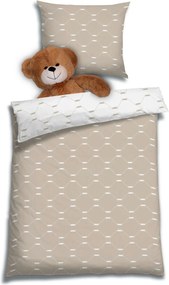 XXXLutz POSTEĽNÁ BIELIZEŇ, renforcé, béžová, 100/135 cm Florella - Obliečky & plachty - 004388009501