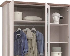 Šatníková skriňa Luca, 3-dverová