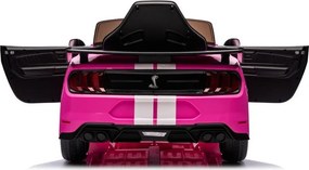 LEAN CARS Elektrické autíčko Ford Mustang GT500 Shelby ružové