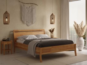 Vysoká posteľ z bukového dreva 160x200 cm Huelva Škandinávske