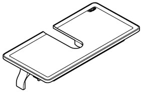 GROHE 26362LN1 - polica EUPHORIA 150 mm, biela