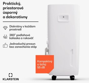Klarstein DryFy Pro Connect Smart, Odvlhčovač vzduchu, WiFi, Kompresný, 60l/24h, 45-65m²