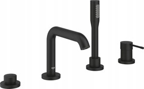 Grohe 4-OTVOROVÁ Vaňová Batéria Essence Čierna