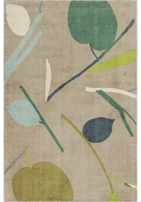 Vlnený kusový koberec Oxalis 25 507 béžový, Rozmery 1.20 x 1.80