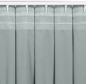 ZATEMŇOVACÍ ZÁVES NA PÁSKE MADLEN 140X300 CM STRIEBORNÁ