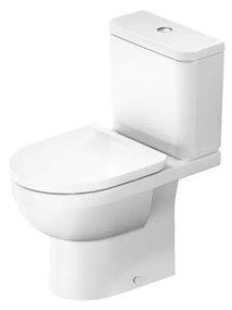 Duravit No.1 - Stojace WC kombi, Rimless, biela 21830900002