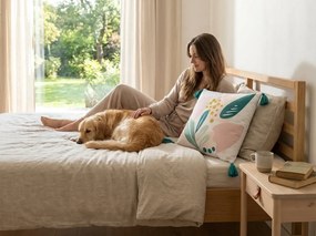 Dekoratívny vankúšik IMPRIME ALMA 40x40 cm, ružový