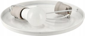 ECOLIGHT Okrúhle LED stropné svietidlo - 2xE27 - biele
