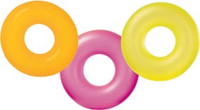 Plavecký kruh Neon, priemer 91 cm – 3 farby, INTEX 59262, ružový