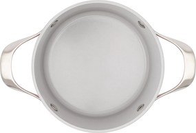 Elmich Nepriľnavý keramický hrniec Zen Ø 18 cm – krémovobiela