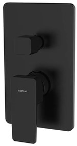 Sapho - Sprchová batéria pre podomietkovú inštaláciu TURSI matná čierna