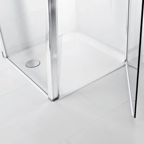 VILLEROY &amp; BOCH O.novo štvorcová sprchová vanička akrylátová, štandardný model, protišmyk VilboGrip (C), 1000 x 1000 x 60 mm, biela alpská, UDA1006DEN1GV-01