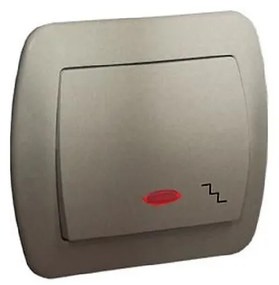 Schodiskový spínač osvetlenia AW6L, Satin