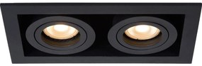 Lucide 09926/02/30 - Podhľadové svietidlo CHIMNEY 2xGU10/50W/230V čierna