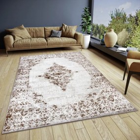 Koberec Hanse Home Shine Retro krémový / hnedý