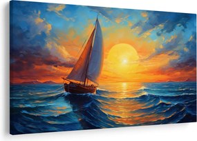 Obraz - Plachetnica (90x60 cm)