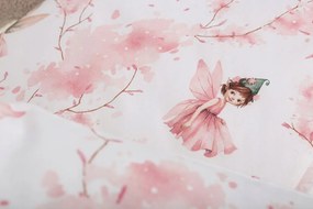 Detské bavlnené obliečky do postieľky 120x90 cm BABYMAM PREMIUM - Lesné víly