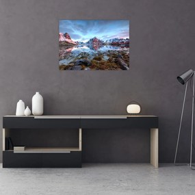 Obraz - Východ slnka nad Reine (70x50 cm)