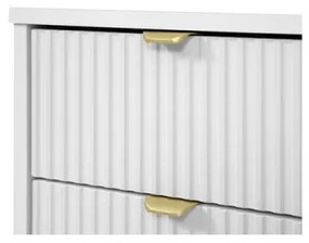 Komoda TIRENO 75x80 cm biela