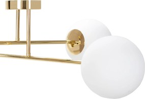 Toolight Tutumi, stropná lampa sklenené gule 4xE27 APP1248-4CP, zlatá lesklá, OSW-14037