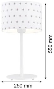 Argon 4125 - Stolná lampa MAGIC 1xE27/15W/230V biela