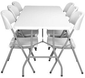 Zahradní cateringová sestava Feta bílá