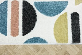 Koberec LIMA M045A ružový / modrý / krémový