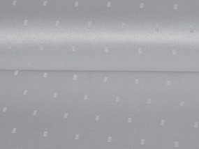 Teflónová látka na obrusy TF-080 Obdĺžničky na sivom - šírka 160 cm