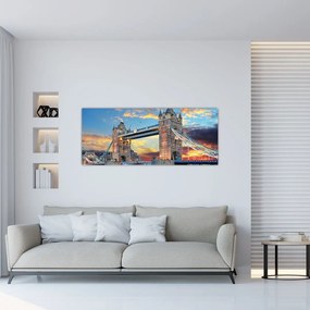 Obraz - Tower Bridge, Londýn, Anglicko (120x50 cm)
