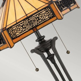 Stolová lampa Indus v štýle Tiffany