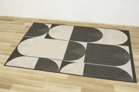 Koberec šnúrkový  Lejda 112512/591 antracitový / béžový