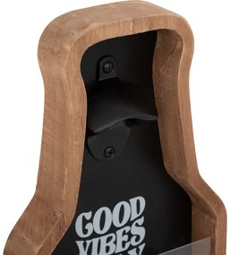 Drevený otvárač na fľaše Bottle, 39x17,5 cm