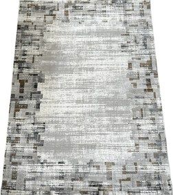Koberec Pera 3301 béžovo-sivý s abstraktným vzorom, obdĺžnik Rozmer: 160x220 cm