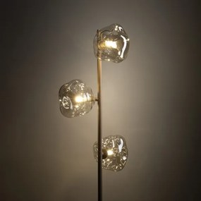 Brilagi - Stojacia lampa VULCANO 3xG9/8W/230V béžová/dymová béžová