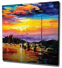 Nástenná reprodukcia na plátne Leonid Afremov, 45 × 45 cm