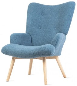 Kreslo MOSS TEDDY BOUCLE modré 828541