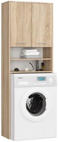 Kúpeľňová skrinka nad práčku FIN 2D sonoma