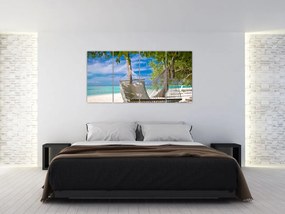 Obraz ležadla na pláži