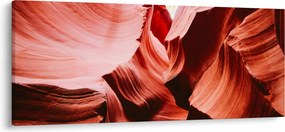 Obraz červených skál (120x50 cm)