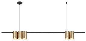 Luster na lanku GENESIS 5xGU10/8W/230V zlatá