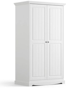 PROXIMA.store - Rustikálna šatníkoa skriňa 2.0 - BELLUNO ELEGANTE FARBA: biela