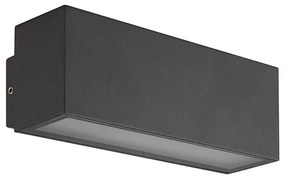 Redo 90096 - LED vonkajšie svietidlo PLANIT LED/10W/230V 3000K IP54 antracit