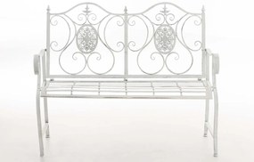 Záhradná lavička Punjab - Biela antik