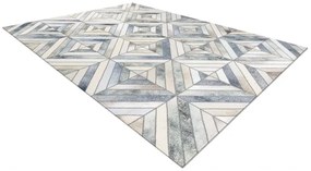 Koberec PATCHWORK 21721 béžový/sivý - imitácia kože krava, geometrický